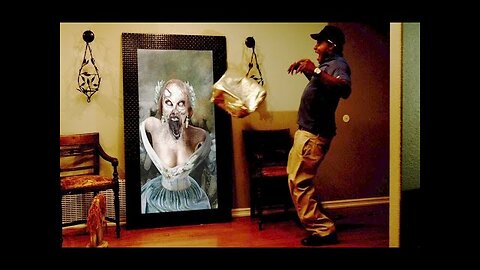 Paranormal Activity Digital Portrait Zombie Halloween Prank