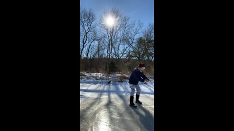 Ice-skating fail￼