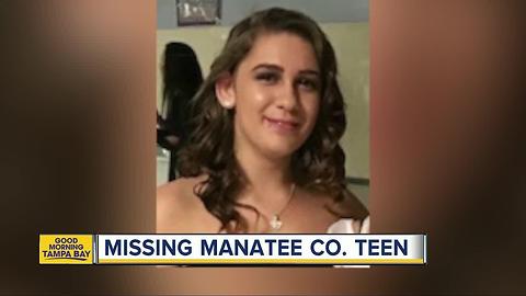 14-year-old girl missing from Manatee County