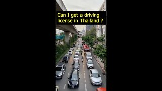 Can you get a drivers license in Thailand?