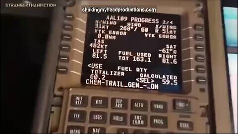 Chemtrail Equipment Control In Cockpit! See Desc!