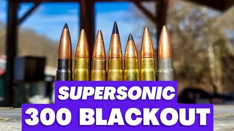300 Blackout Supersonic Ammo Test!!!