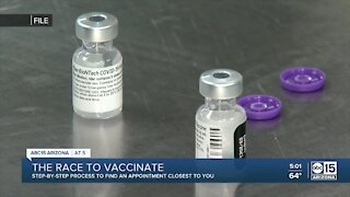Step-by-step process to find COVID-19 vaccine appointment in Maricopa COunty