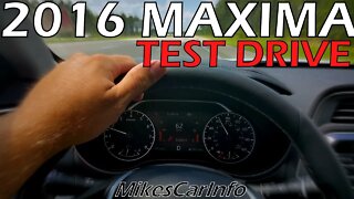 2016 Nissan Maxima Virtual Test Drive