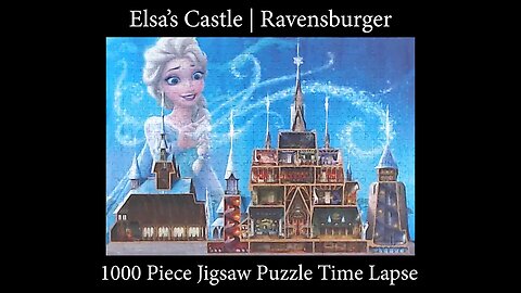 1000-piece Elsa Disney Castle Collection Jigsaw Puzzle by Ravensburger Time Lapse!