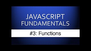 Javascript Tutorial For Beginners - #3 Javascript Functions Tutorial