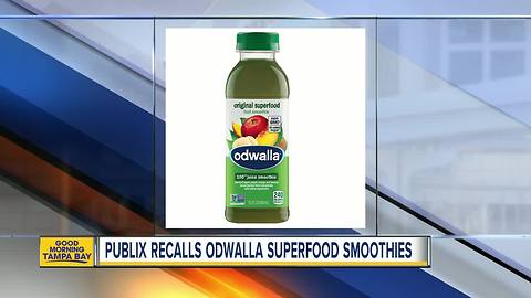 Odwalla Superfood drink sold at Publix recalled