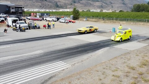 Vic vs JF at Drag Races in Osoyoos on Sept 11th 2022