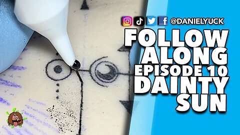 Follow Along Episode 10 Dainty Sun Tattoo