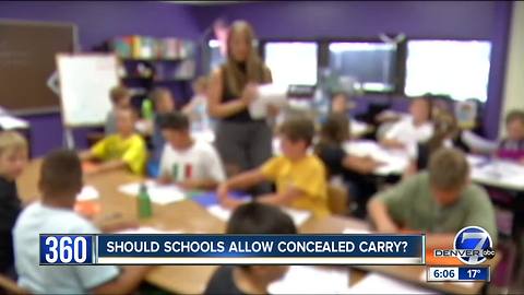 360: Should concealed weapons be allowed on school grounds?