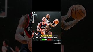 Is dame a top 5 shooter of all time ? #basketball #nba #sports #tiktok #fypシ #damianlillard