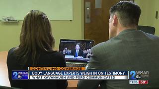 Body language experts weigh in on Ford, Kavanaugh testimony
