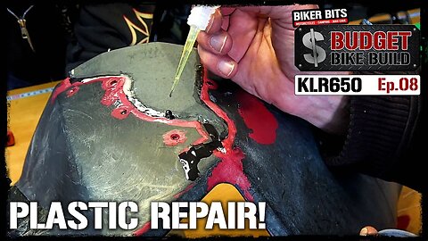 KLR650 Plastic Repair! - Budget Bike Build - Ep.08