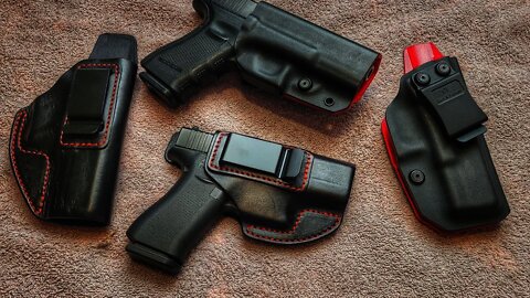 Mail Time, Unboxing a few Leather Holsters and Kydex Holsters for Glock 19 and Glock 43x