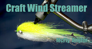 Craft Wind Streamer - UNDERWATER FOOTAGE - For Bass and Pike - McFly Angler Fly Tying