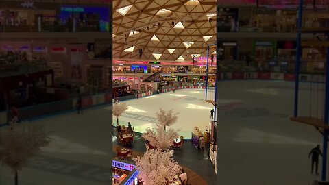 Ice Skaters in a Desert Mall | 🎧Vibrant Pink Hydrangeas of Focus Unfocused by Pamela Storch