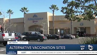 Alternative vaccination sites