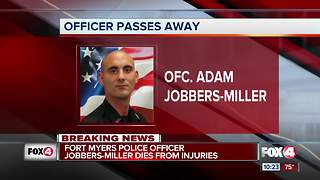 Fort Myers Police Officer shot in the line of duty dies from his injuries