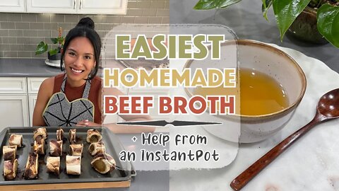 Keto/Carnivore Friendly DIY Beef Bone Broth with Instantpot - FAST & Easy!