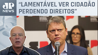 Tarcísio de Freitas sobre greve: “Claramente é uma motivação política”; Motta analisa