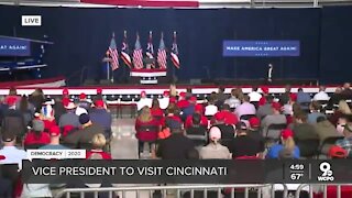 Vice President visiting Cincinnati at Lunken Field