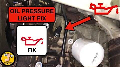 Ford Escape Oil Pressure Light Fix / Mazda Tribute
