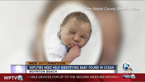 Sheriff's Office looking to identify baby found dead in Atlantic Ocean