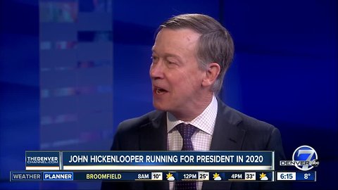 John Hickenlooper shuts down 'unity ticket' speculation