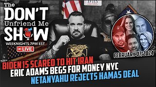 🚨The DUM Show: Biden Won’t Hit Iran // Eric Adams Needs Money For NYC // Netanyahu Rejects Hamas