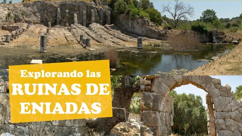 Ruinas de Eníadas - Espectaculares restos de una ciudad antigua en el oeste de Grecia.