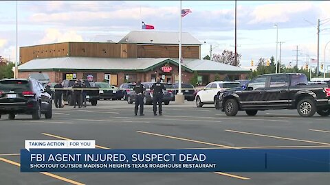One person dead, FBI agent shot at Texas Roadhouse in Madison Heights