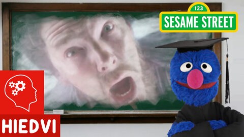 Sesame Street: Grover teaches Dr. Strange about Near and Far | Hidden Educational Video
