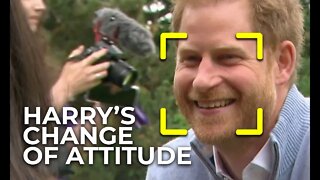 Prince Harry's Change of Attitude (and Body Language) #shorts