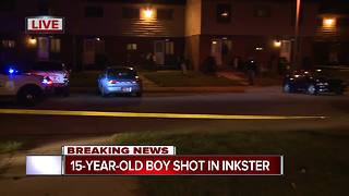 15-year-old boy shot in Inkster