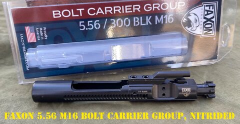 Faxon 5.56 M16 Bolt Carrier Group, Nitrided