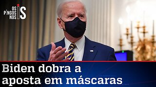 Auxiliar de Biden quer uso de DUAS máscaras ao mesmo tempo