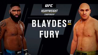 EA Sports UFC 4 Gameplay Tyson Fury vs Curtis Blaydes