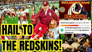 Washington Redskins Petition SKYROCKETS to 91K SIGNATURES! NATIVE AMERICANS DEMAND NAME RETURN!