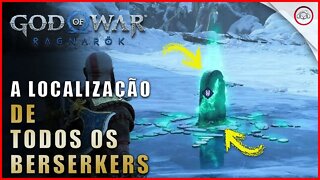 God of war Ragnarok, A localização de todos os Berserkers | Super dica