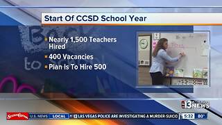 Clark County School District hires hundreds of teachers