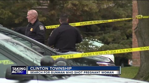 Pregnant woman shot in stomach at Clinton Township apartment complex