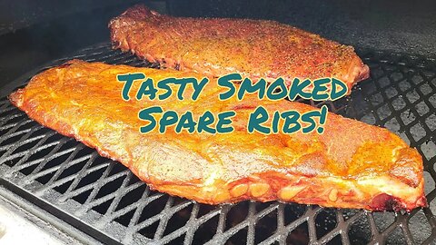 The Greatest Barbecue Smoked Spare Ribs made Simple and Easy!! - Complete Video - Start to Finish