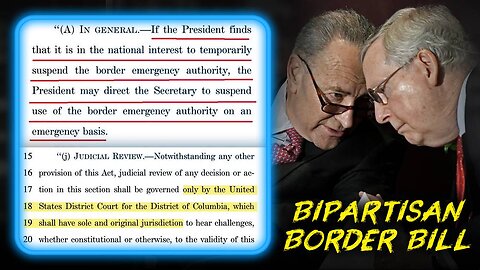 BREAKING: Bipartisan Border Bill Gives Biden Dictatorial Powers, 2.3 Billion To NGO Human