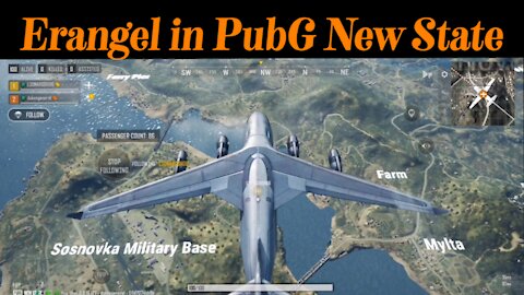 Checking out Erangel in PubG New State