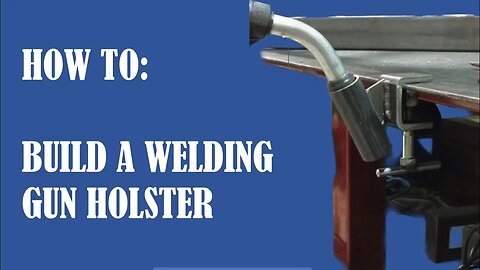 Pops Class: How to make a Welder Holster