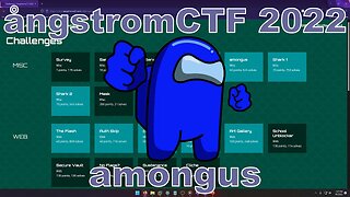 angstromCTF 2022: amongus