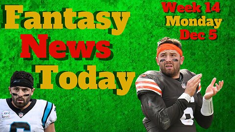 Fantasy Football News Today LIVE | Monday December 5th 2022