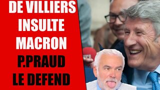 Philippe de Villiers CORRIGE PASCAL PRAUD EN DIRECT SUR MACRON "macron est un gamin pas fini" #Cnews