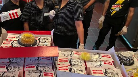 KFC feeding local health care workers & 1st responders