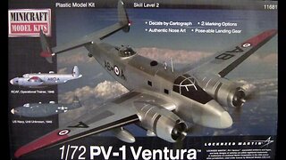 1/72 Minicraft PV-1 Ventura Review/Preview